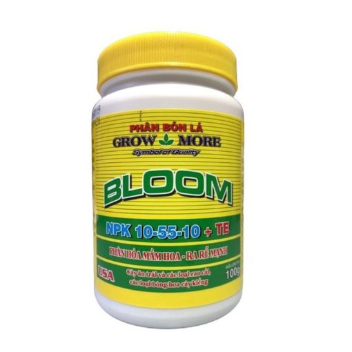 Phân bón lá Growmore Bloom 10-55-10+TE kích thích hoa, kích nụ cho hoa mai, hoa lan