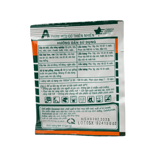 Phân Bón Lá Hữu Cơ SEAWEED - Rong Biển 95%
