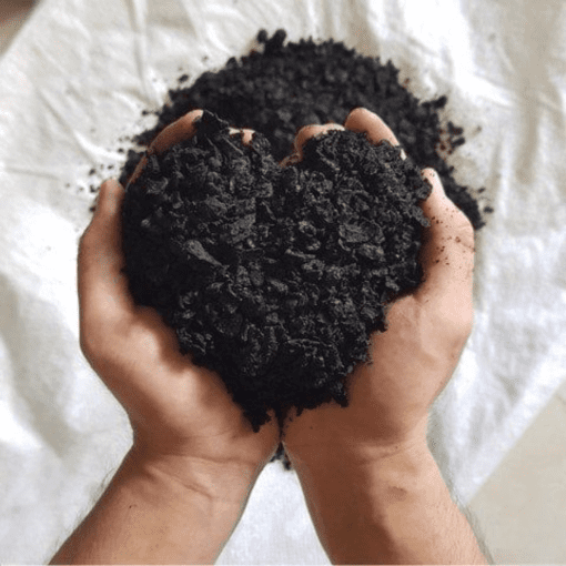 Giá thể vỏ lạc hun - đậu phộng hun - Bao 10 lít (HN)