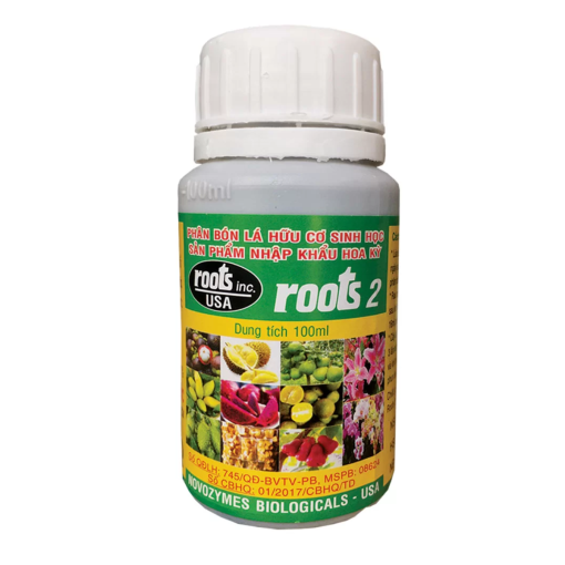 Kích rễ Roots 2 Hoa Kỳ (100ml) – Tăng sức đề kháng, phục hồi nhanh cho cây ăn trái