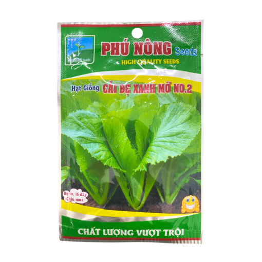 Hạt giống Cải bẹ xanh mỡ NO.2 Phú Nông