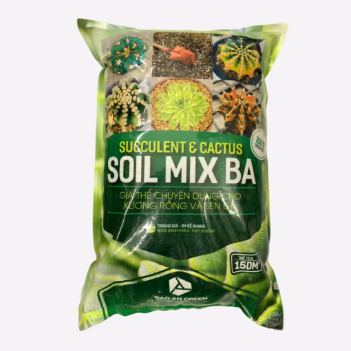 Soil Mix (Túi 15dm3) - Đất trồng sen đá, xương rồng, thoát nước tốt, phòng ngừa thối rễ
