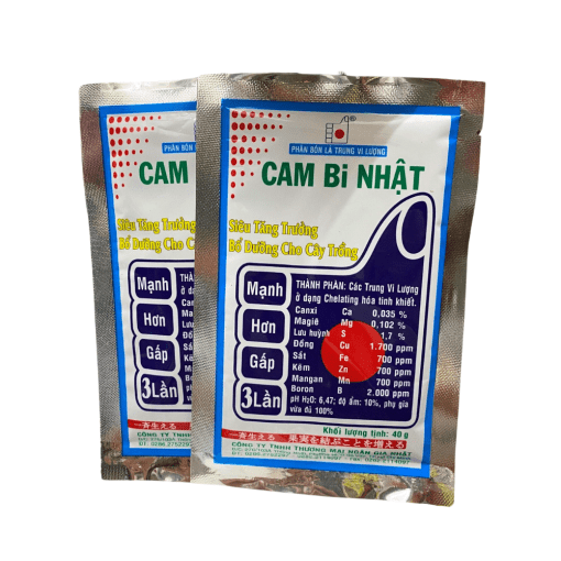 Phân bón vi lượng CAM Bi Nhật Bản - Tăng tỷ lệ đậu trái, lớn nhanh - Gói 40 gram
