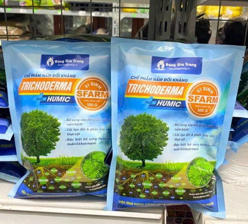 Trichoderma Plus SFARM (500 gram) – Nấm đối kháng, cải tạo đất hiệu quả