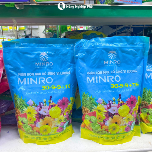 Phân NPK MINRO 30-9-9 - Phân bón hỗn hợp phát triển thân cành lá, bộ rễ