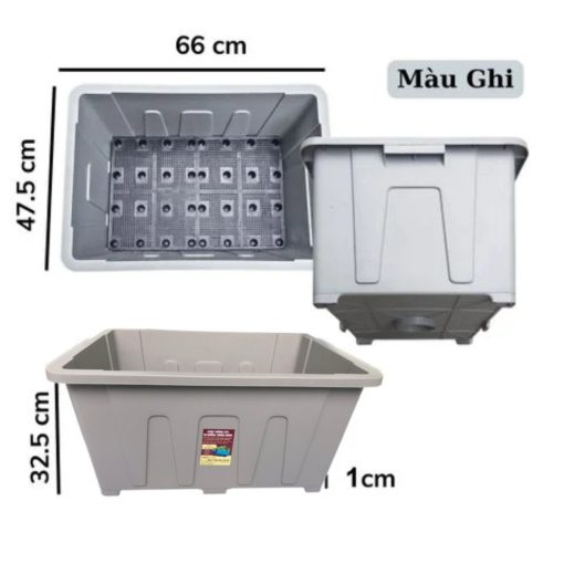 Chậu Aquaponics chuyên trồng rau củ quả, cây ăn trái - Chậu Loại 1