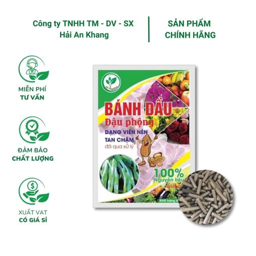 Bánh dầu đậu phộng dạng viên nén tan chậm - Gói 1kg