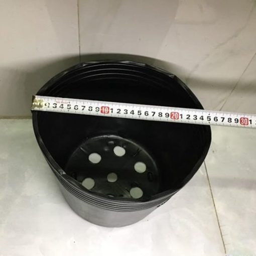 Chậu nhựa trồng cây (túi bầu ươm cây) mềm màu đen - Chậu nhựa PP chịu lực tốt, chịu ẩm, nhiệt cao, bền