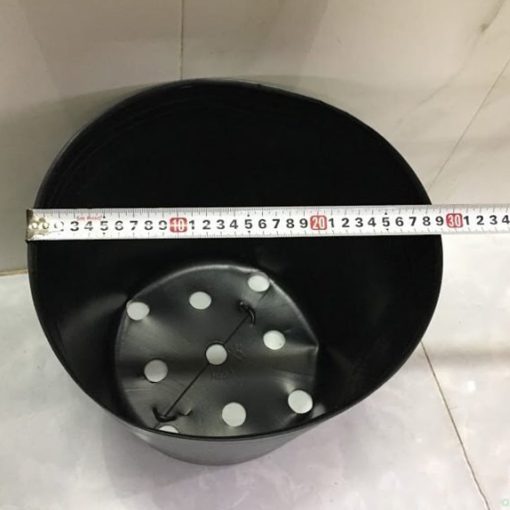 Chậu nhựa trồng cây (túi bầu ươm cây) mềm màu đen - Chậu nhựa PP chịu lực tốt, chịu ẩm, nhiệt cao, bền