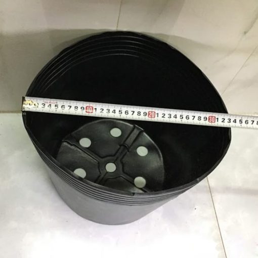 Chậu nhựa trồng cây (túi bầu ươm cây) mềm màu đen - Chậu nhựa PP chịu lực tốt, chịu ẩm, nhiệt cao, bền