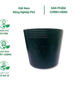 Chậu nhựa trồng cây (túi bầu ươm cây) mềm màu đen - Chậu nhựa PP chịu lực tốt, chịu ẩm, nhiệt cao, bền