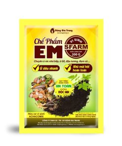 Chế phẩm EM SFARM (200g) – Chế phẩm vi sinh ủ phân, khử mùi hiệu quả