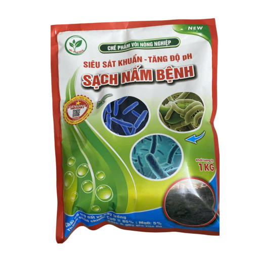 Chế phẩm vôi nông nghiệp (1kg)- Siêu sát khuẩn, sạch nấm bệnh, tăng pH