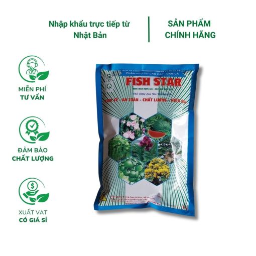 Đạm cá Fish Star - Phân hữu cơ cao cấp nhập khẩu từ Nhật Bản - 1kg