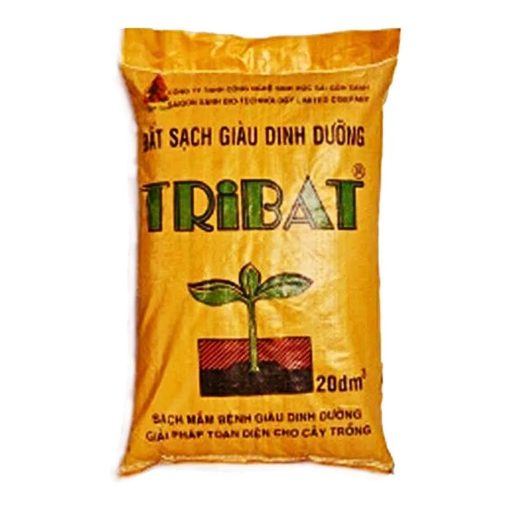 Đất trồng cây Tribat giàu dinh dưỡng (20dm³) – Đất sạch, trồng rau, hoa, cây kiểng hiệu quả