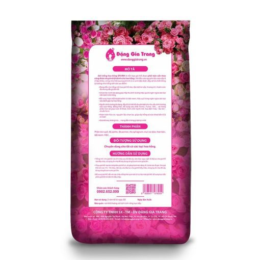 Đất trồng hoa hồng Sfarm (20dm³) - Đất sạch trồng hoa hồng, dinh dưỡng hữu cơ, tơi xốp, không cần trộn thêm