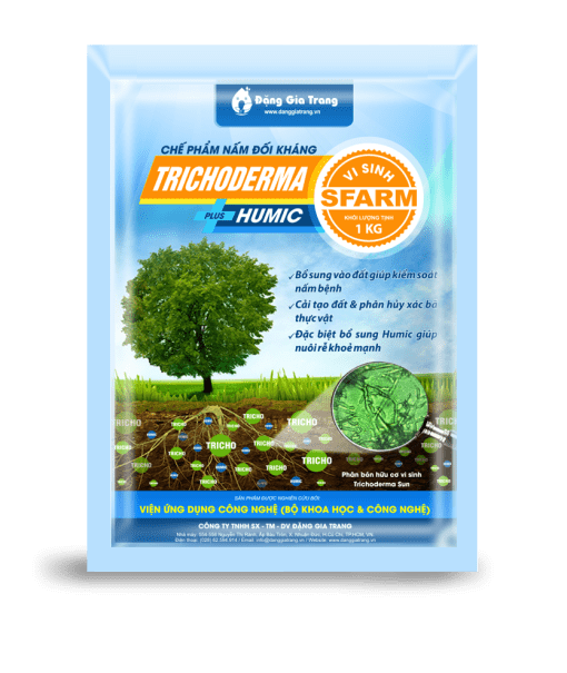 Chế phẩm Trichoderma Plus SFARM (1kg) – Nấm đối kháng, cải tạo đất hiệu quả