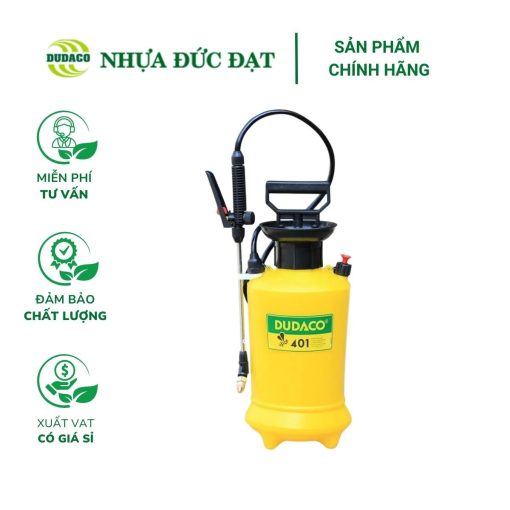 Bình xịt (phun) chuyên dụng DUDACO (4 lít) – Tưới phun sương cho cây con, hoa kiểng, rau sạch