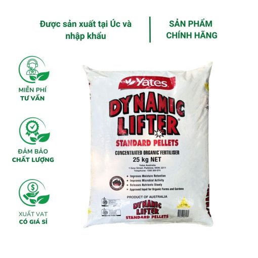 Phân cá hữu cơ Úc Dynamic Lifter (25kg) - Cung cấp chất dinh dưỡng, tăng sức đề kháng cho cây trồng