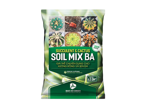 Soil Mix (Túi 6.5dm3) - Đất trồng sen đá, xương rồng, thoát nước tốt, phòng ngừa thối rễ