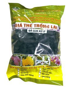 Giá thể than củi trồng lan - Túi 5dm ~ 400gram