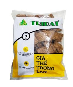 Giá thể xơ dừa trồng lan Tribat - Túi 3dm3
