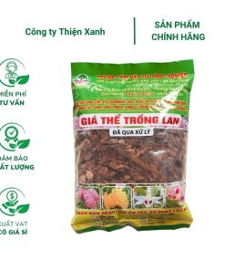 Giá thể trồng lan Vỏ dừa cắt miếng 2cm - 3cm đã qua xử lý - Túi 5dm ~ 500 - 600gram