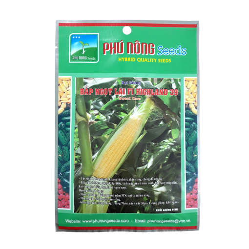 Hạt giống Bắp ngọt HIGHLAND 39 PN - Gói 5 gram