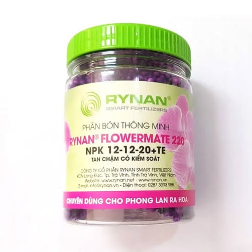 Phân tan chậm Rynan FM 220 ( 12-12-20 ) - Dưỡng hoa lâu tàn cho phong lan