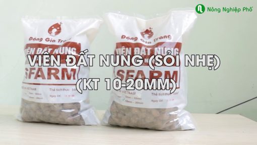 Viên đất nung SFARM - Giá thể trồng rau mầm, hoa kiểng và hệ thống Aquaponics