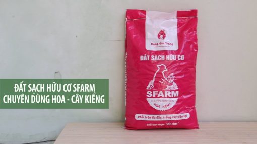 Đất trồng hoa kiểng SFARM chuyên dùng cho hoa và cây kiểng bonsai (Bao 20dm3 ~ 8-9kg)