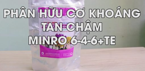 Phân hữu cơ khoáng MINRO 6-4-6+TE (450g) – Kích ra hoa, giúp hoa lan và bonsai nở đẹp, bền màu