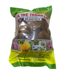 Giá thể vỏ dừa cán mềm 5 - 7cm đã qua xử lý - Túi 5dm3