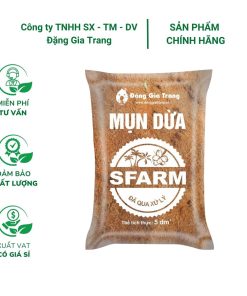 Mụn dừa SFARM đã qua xử lý – Tơi xốp, giữ ẩm cực tốt, trồng rau sạch