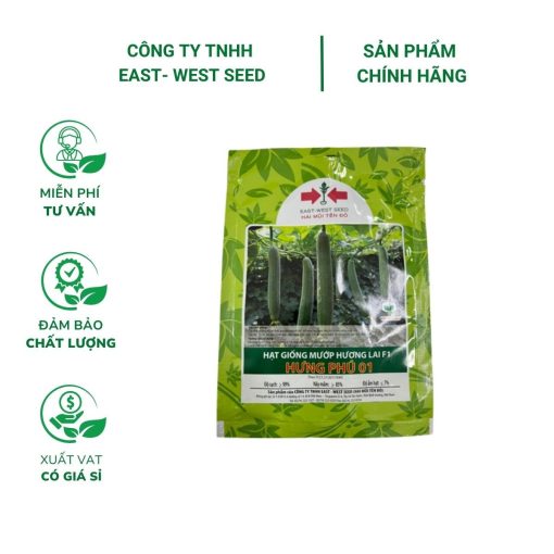 Hạt giống Mướp hương lai F1 Hưng Phú 01 East-West Seed (Hai Mũi Tên Đỏ) - Gói 5 gram