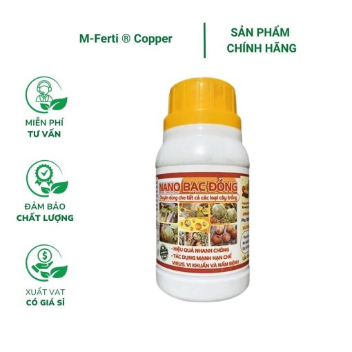 Nano Bạc Đồng hạn chế virus, vi khuẩn, nấm bệnh - Chai 100ml