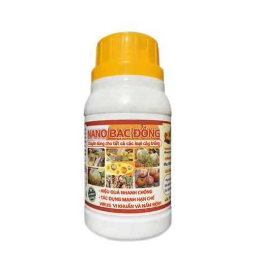Nano Bạc Đồng hạn chế virus, vi khuẩn, nấm bệnh - Chai 100ml