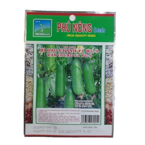 Hạt giống Bí đao lai F1 (lá sẻ) WG9 PN - Gói 0.2 Gram
