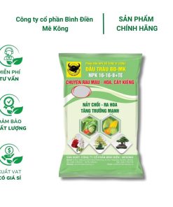 Phân bón đầu trâu NPK 16-16-8+TE (1kg) - Tăng trưởng mạnh, ra hoa và đậu trái cho cây trồng