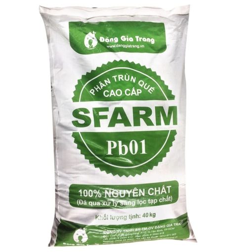 Phân trùn quế cao cấp Sfarm đã qua xử lý- Chuyên bón cho rau sạch, kiểng lá và hoa hồng