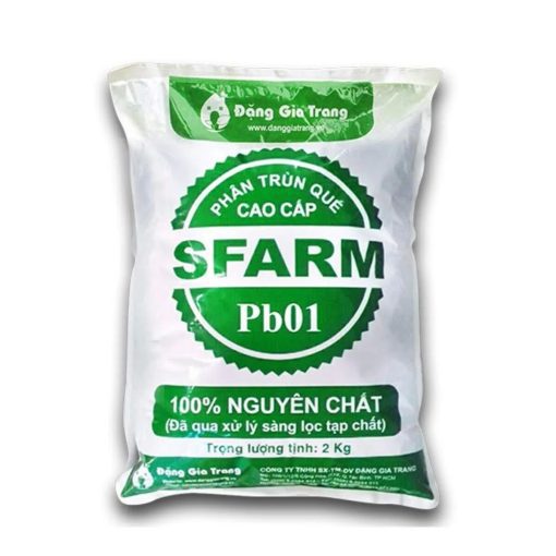 Phân trùn quế cao cấp Sfarm đã qua xử lý- Chuyên bón cho rau sạch, kiểng lá và hoa hồng