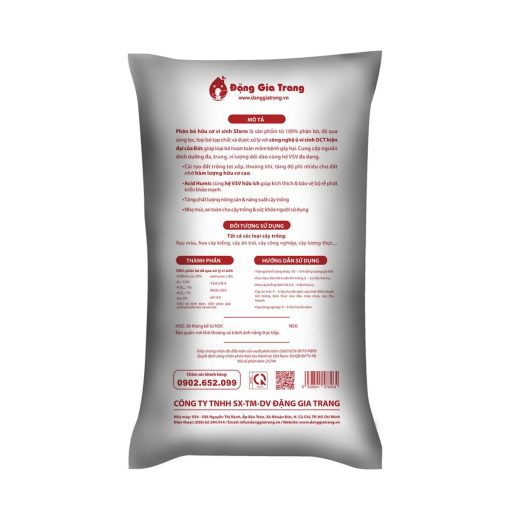 Phân bò ủ vi sinh Sfarm – Phân hữu cơ cải tạo đất, tơi đất, giàu mùn