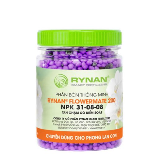Phân tan chậm Rynan FM 200 (31-08-08) - Cây phát triển xanh tốt, bền dinh dưỡng
