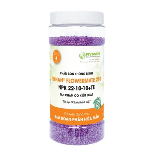 Phân tan chậm Rynan FM 210 (22-10-10) - Hỗ trợ tái tạo và phát triển chồi giai đoạn ra hoa phong lan