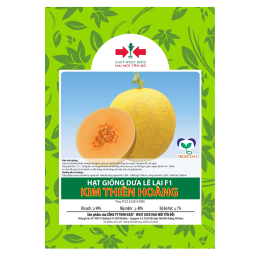 Hạt giống Dưa lê F1 Kim Thiên Hoàng East-West Seed (Hai Mũi Tên Đỏ) - Gói 10 hạt