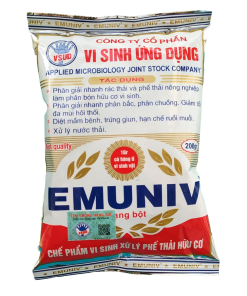 Chế phẩm EMUNIV (200g) – Ủ phân và rác hữu cơ hiệu quả, nhanh hoai mục