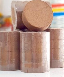 - Mùn dừa ép bánh tiện lợi dạng tròn đã qua xử lí - 450 gram