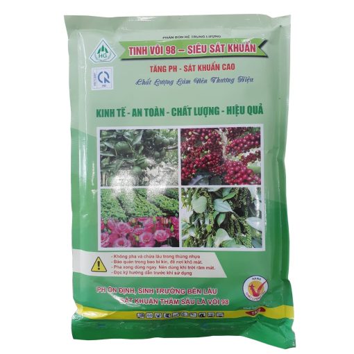 Tinh vôi siêu sát khuẩn 98% - Gói 1kg