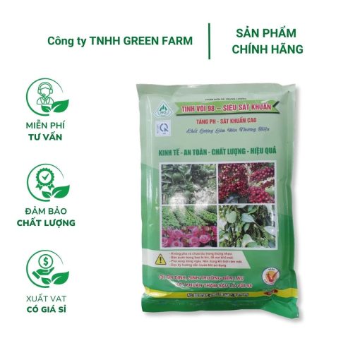 Tinh vôi siêu sát khuẩn 98% - Gói 1kg