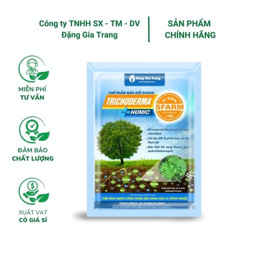Chế phẩm Trichoderma Plus SFARM (1kg) – Nấm đối kháng, cải tạo đất hiệu quả